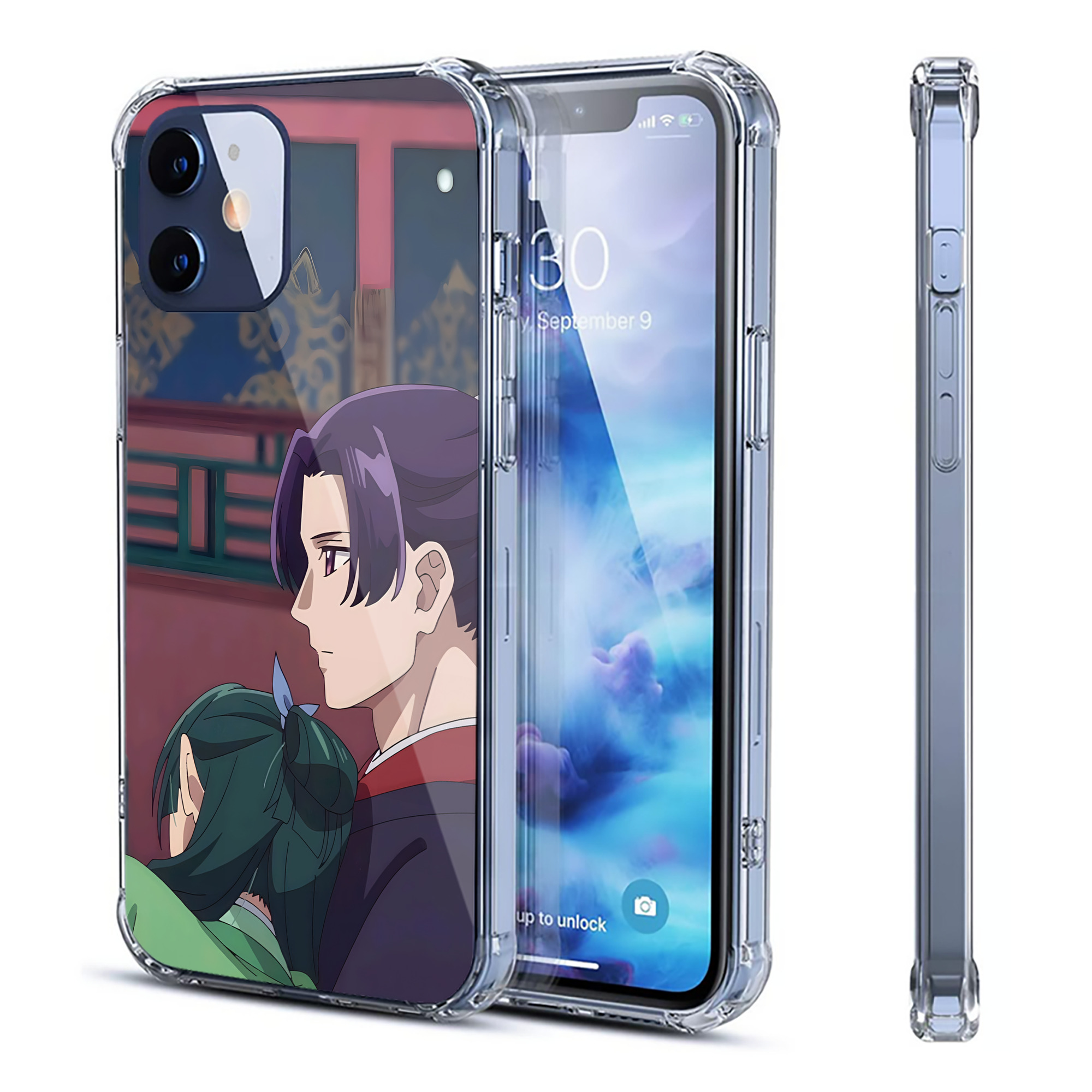 （画像用） 薬屋のひとりごと The Apothecary Diaries 【iPhone 12シリーズ対応】透明スマホケース（クリアソフトケース）